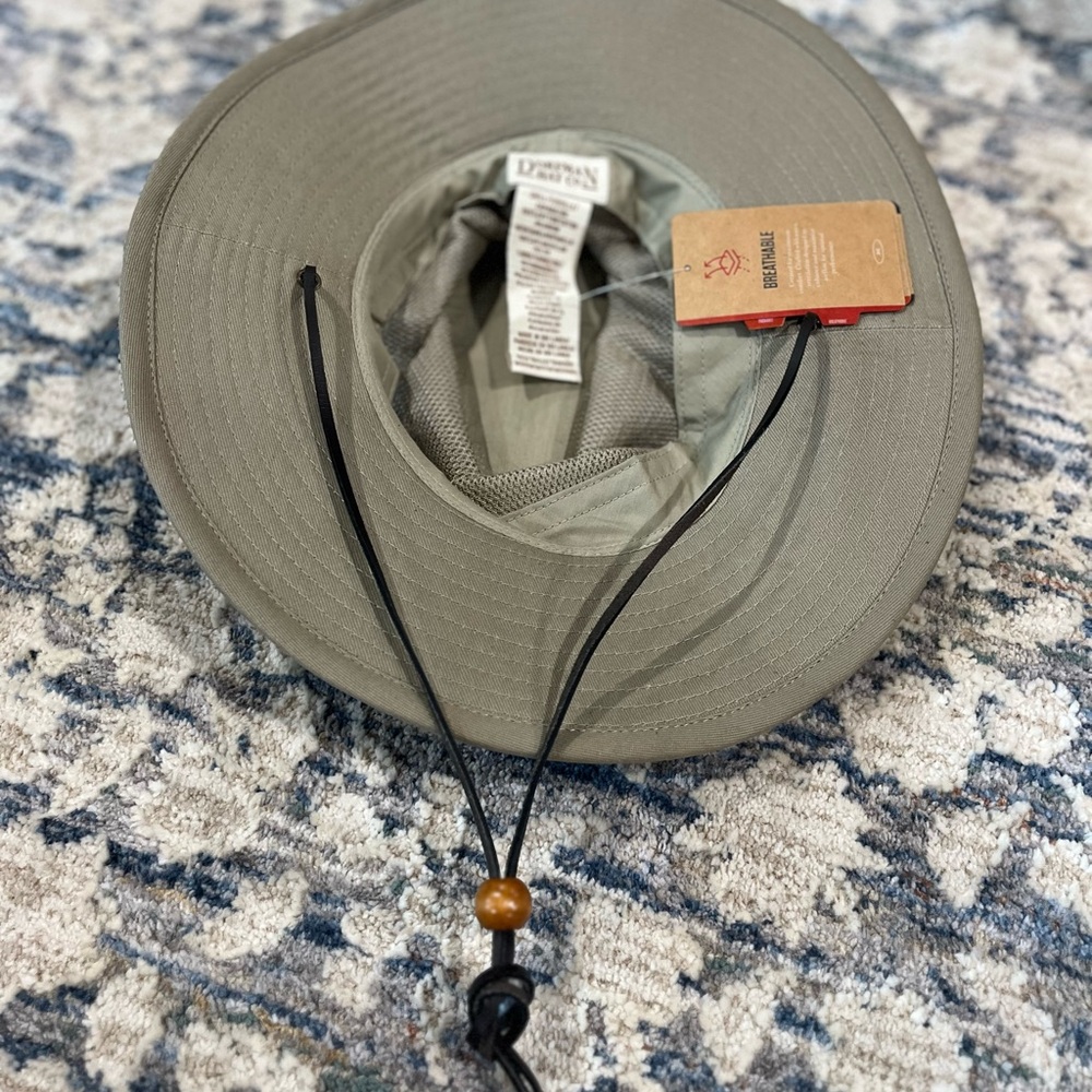 Dorfman Pacific Packable Outdoorsman Hat. Medium with sizing tape. NWT - Picture 7 of 8